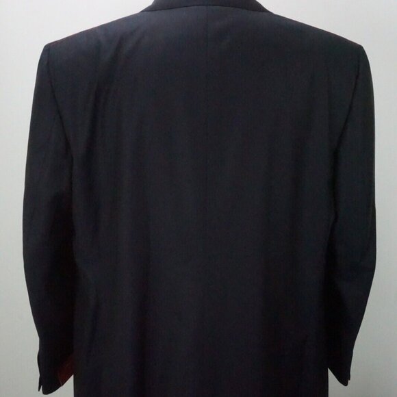 Isaia Napoli Base E Navy Blue Aquaspider Wool Sport Coat Blazer Sz 48R BRAND NEW - Picture 5 of 10